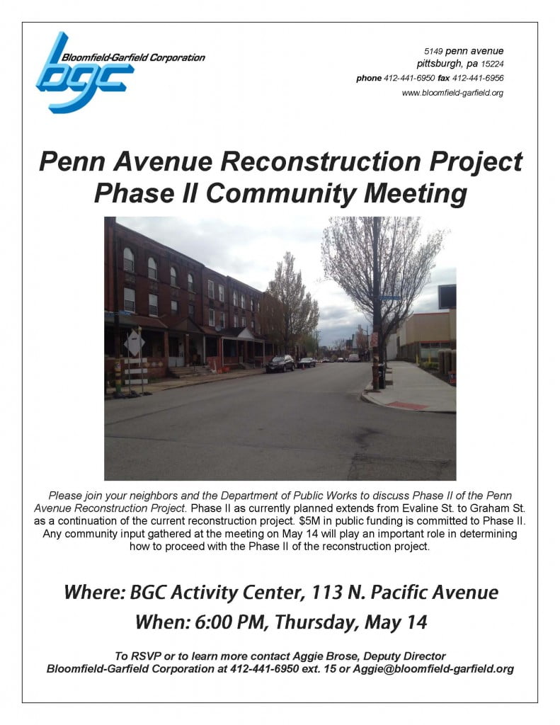 Penn Avenue Community Meeting Photo
